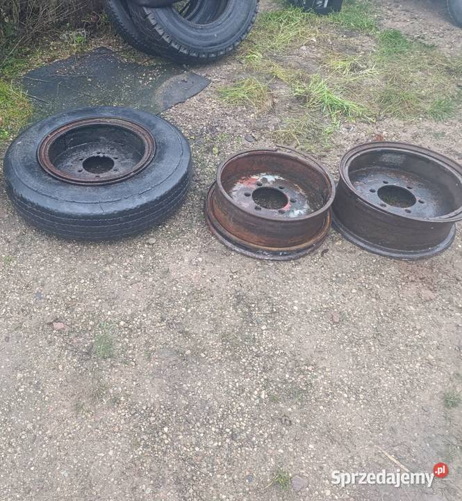 Koła felgi opony do przyczepy d47 d46 d35 d732 podlaskie Suwałki sprzedam