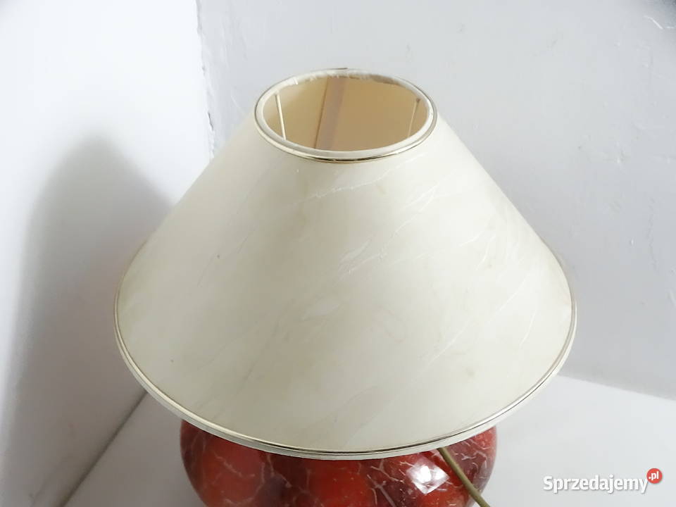 Kultowa Lampa Grzybek PRL Szkło Artystyczne