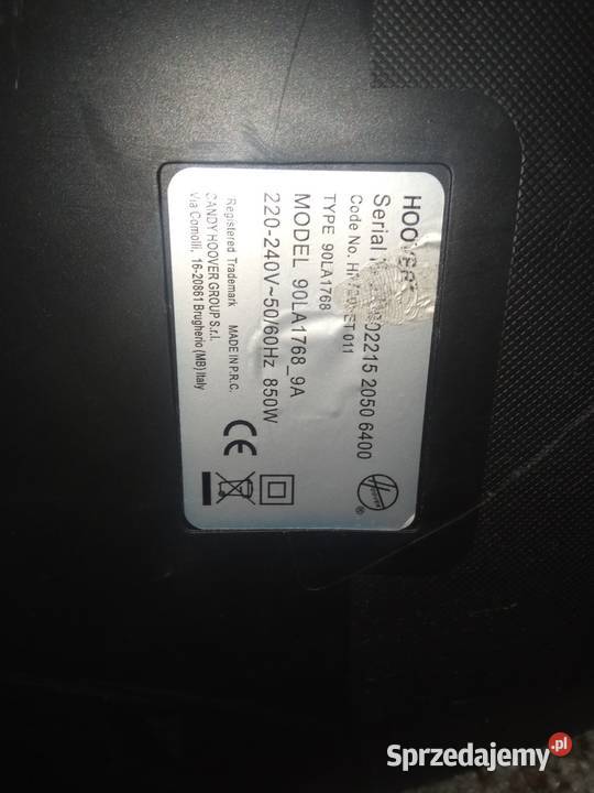 Odkurzacz bezworkowy HOOVER HI Power 700 Pozostałe mazowieckie Warszawa