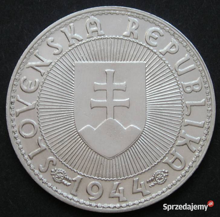 SŁOWACJA 10 Koron 1944 PRIBINA SREBRO STAN 12 Łódź sprzedam