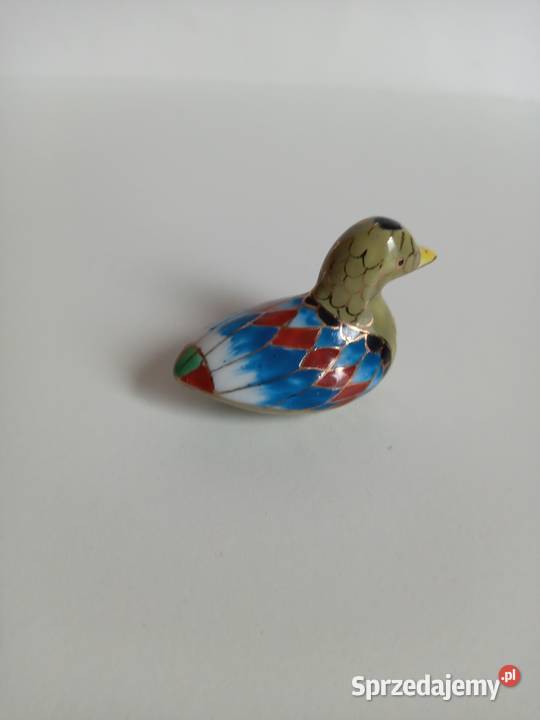 Kaczka ozdobna ceramiczna Vintage Kraków
