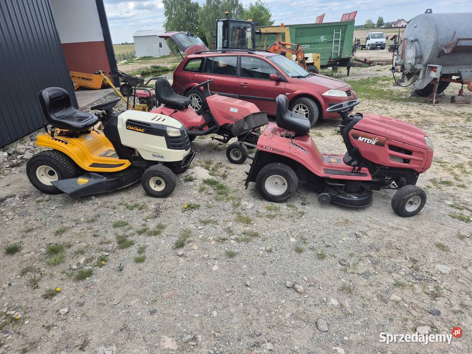 3 x kosiarka traktorek do poprawek Okrzeja