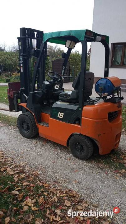 Wózek widłowy z obrotnicą 18t LPG silnik Nissan gaz Przysucha