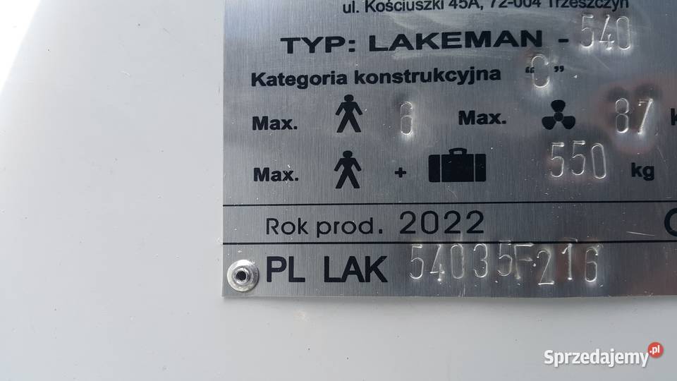 Jacht motorowy Lakeman 540 Pilot 2022 nowa mazowieckie Warszawa