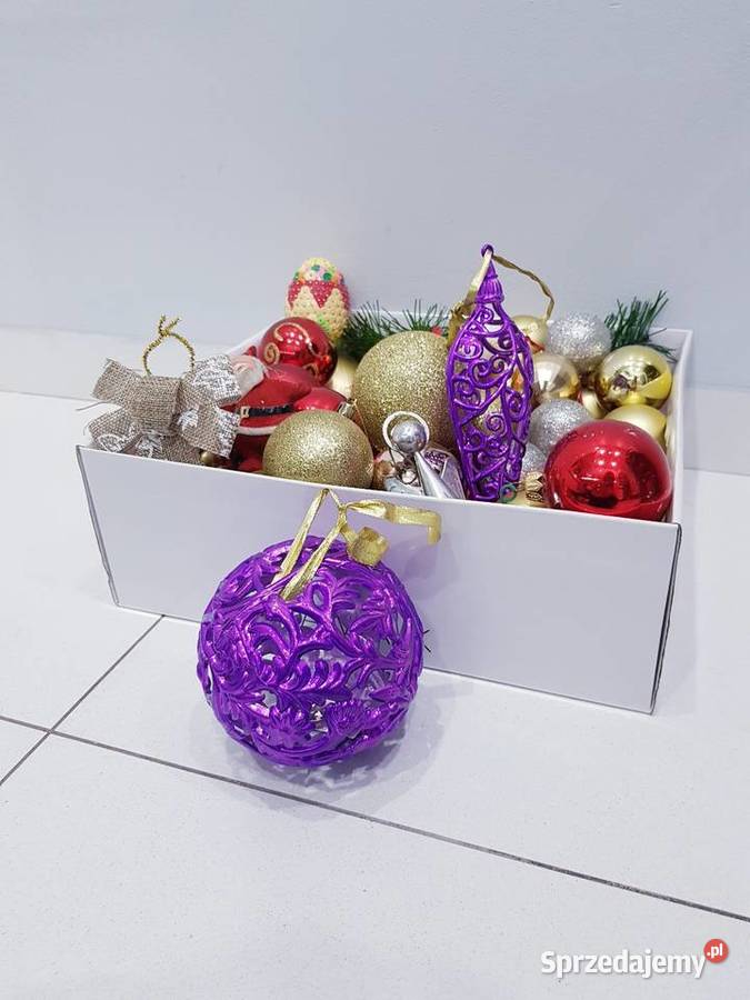 Mega zestaw bombek choinkowych wielokolorowy Dąbrowa Górnicza sprzedam