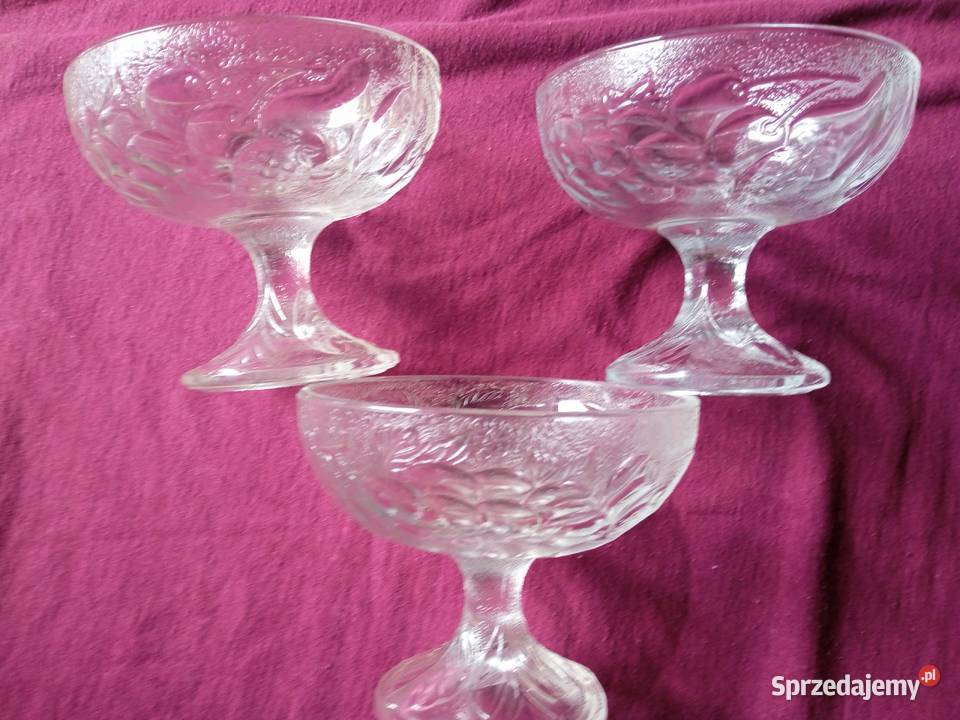 komplet 3 pucharki Libochovice Czechosłowacja wielkopolskie