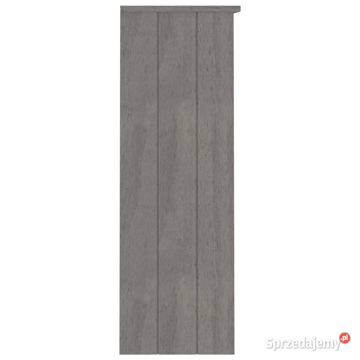 Nadstawka HAMAR jasnoszara 85x35x100 lite drewno