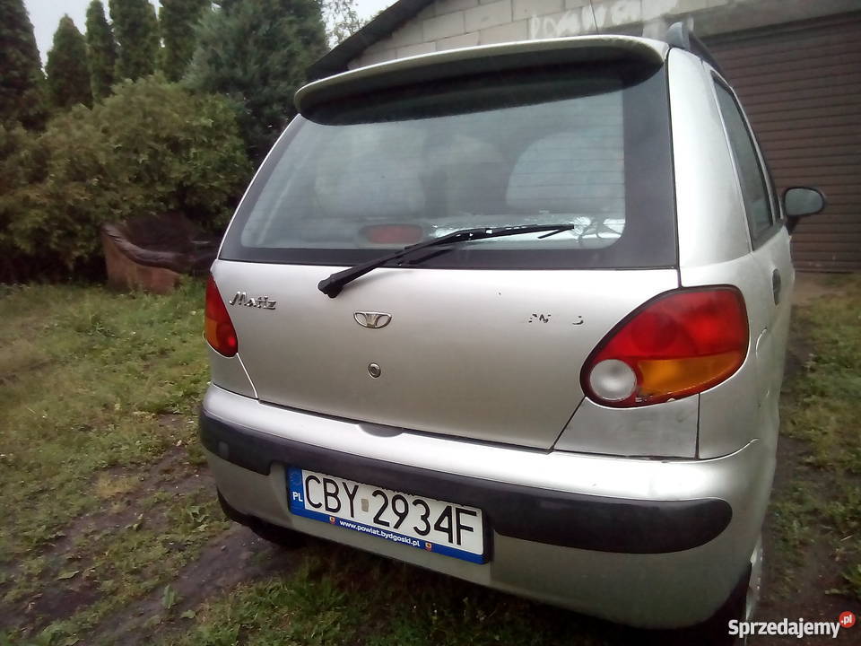 Daewoo Matiz Drugi właściciel 77 przebiegu Bydgoszcz sprzedam