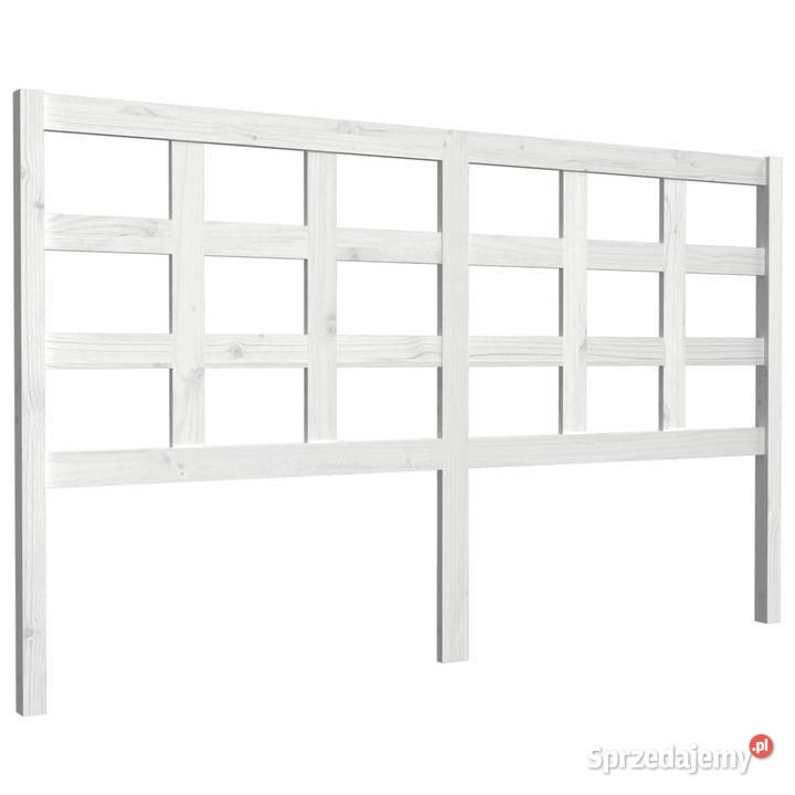 Wezgłowie łóżka białe 1655x4x100 lite drewno Warszawa sprzedam