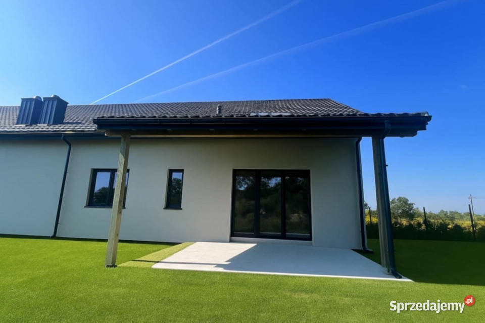 parterowy z garażem wykończenie premium bliźniak