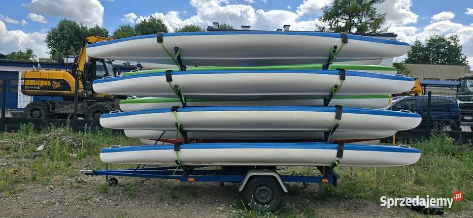 Okazja Zestaw 12 kajaków Prolamed 480 przyczepa Zduńska Wola sprzedam