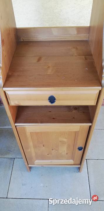 Szafka Leksvik słupek na książki Ikea Sulbiny