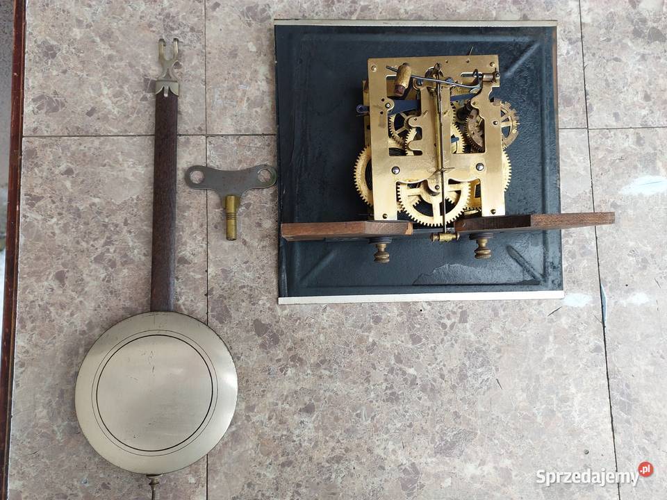 Stary zegar ścienny Junghans 1920r sprawny film Tczew