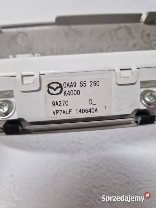 Mazda 6Gh czujnik pasów plastik oświetlenia Kopacz