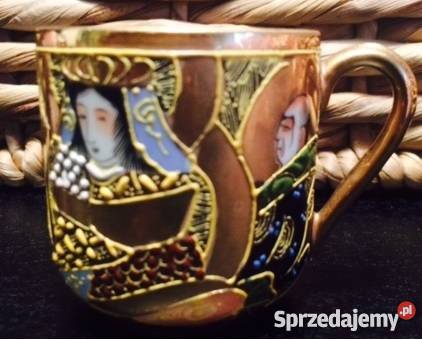 Oryginalny serwis kawowy japońska porcelana małopolskie Kraków sprzedam