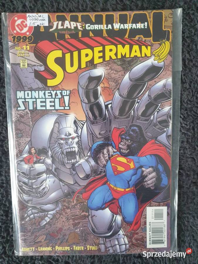 Superman Annual zestaw 7 komiksów DC USA lata pomorskie Gdynia