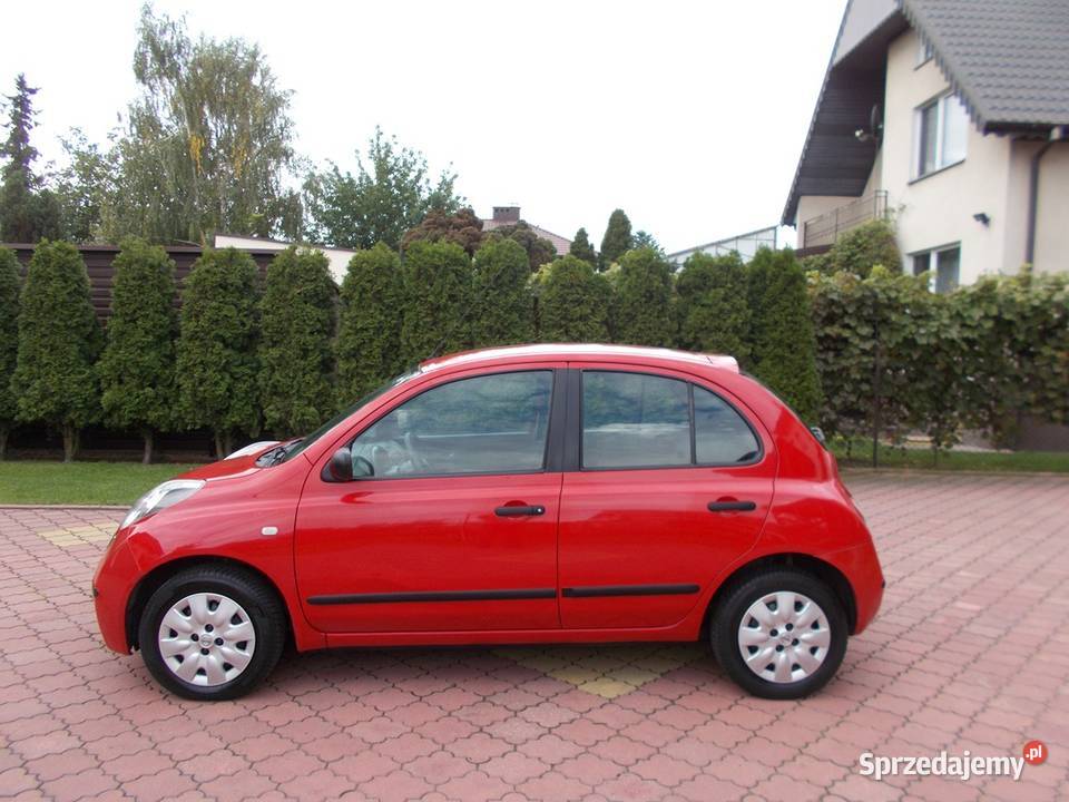 NISSAN MICRA 12 benzyna 2008 r 5 drzwi radio Uniejów sprzedam