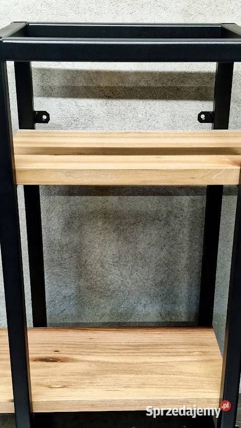 półka wisząca Dębowa dąb loft naturalne drewno Bartoszyce