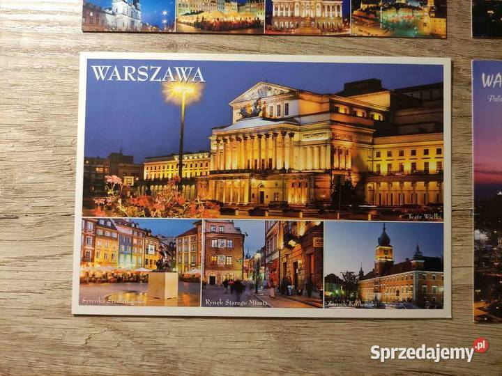 Pocztówki Warszawa Pałac Kultury 4 sztuki Rzeszów