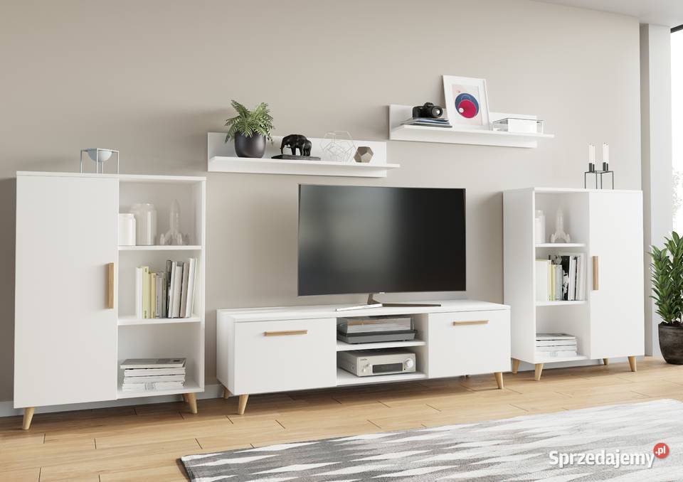 Stylowy Zestaw Mebli Oslo 2 Meblościanka do