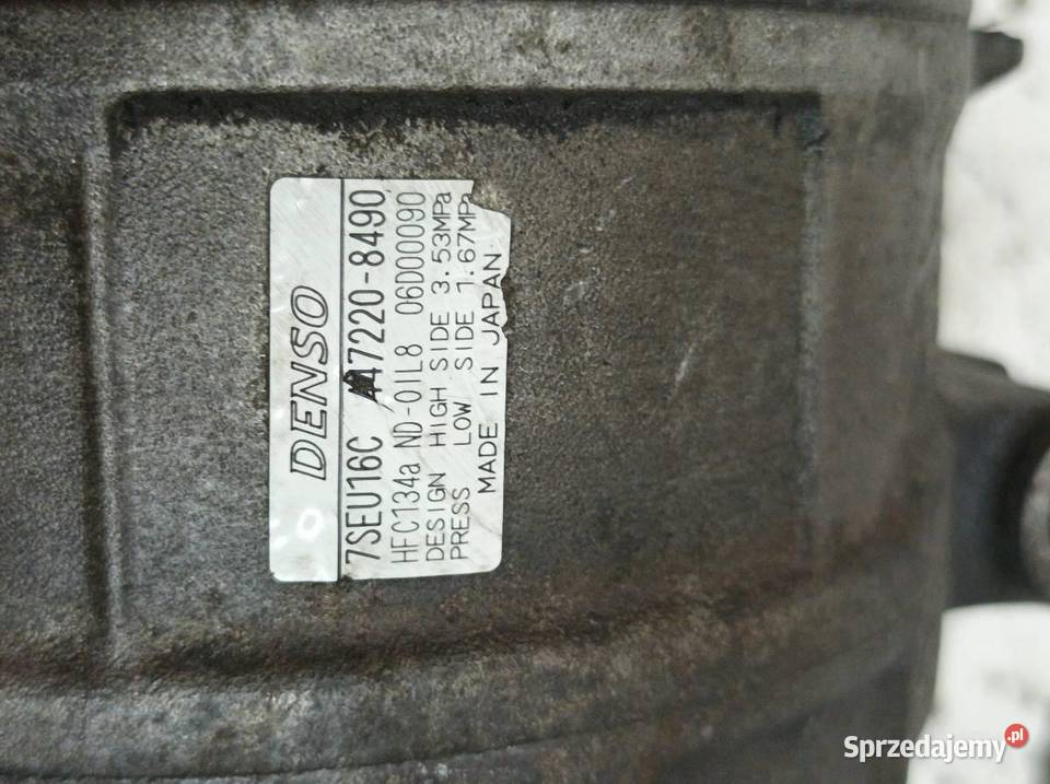 SPRĘŻARKA KLIMATYZACJI 4472208490 30 D M57 Bmw Rok produkcji 2002