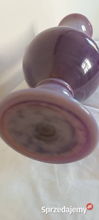 Wazon amfora Zofia Pasek KIS Kraków fiolet PRL małopolskie