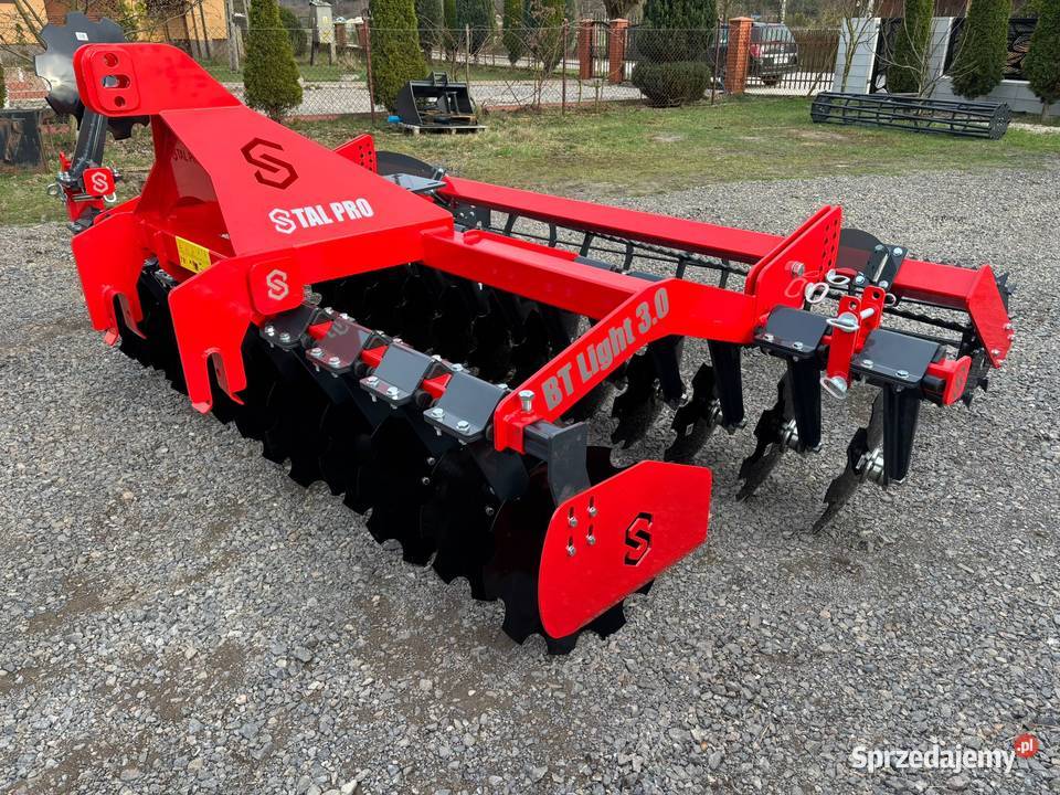 Brona talerzowa lekka BT LIGHT 20m30m STALPRO Radomsko sprzedam