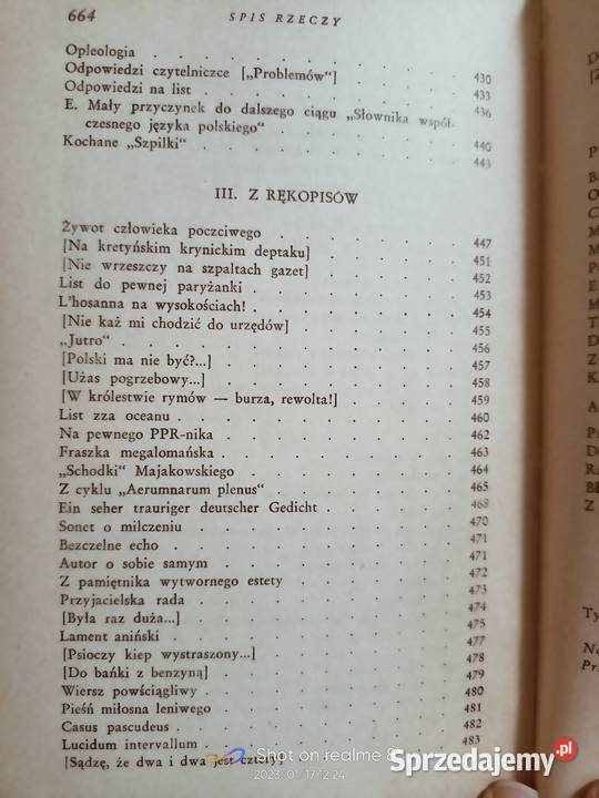Dzieła Tuwima unikat okazy Księgarnia Praga Warszawa