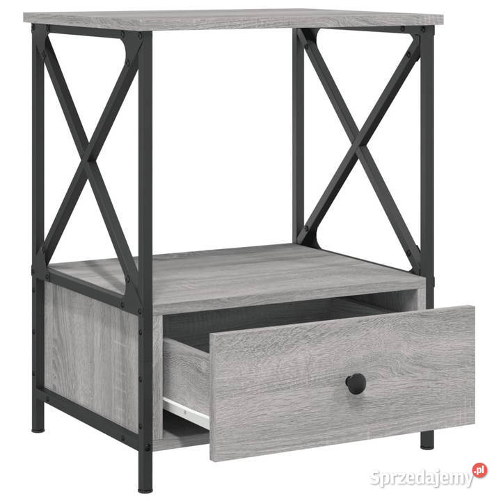 Stoliki nocne 2 szary dąb sonoma 50x41x65 Nocne Warszawa sprzedam