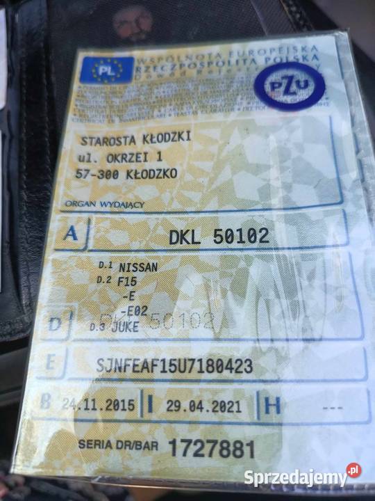 Nissan Juke 2015 140KM Topolice