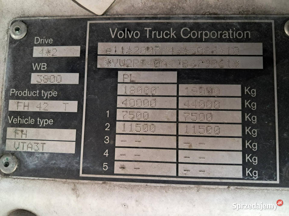 Volvo fh 500 Komorniki