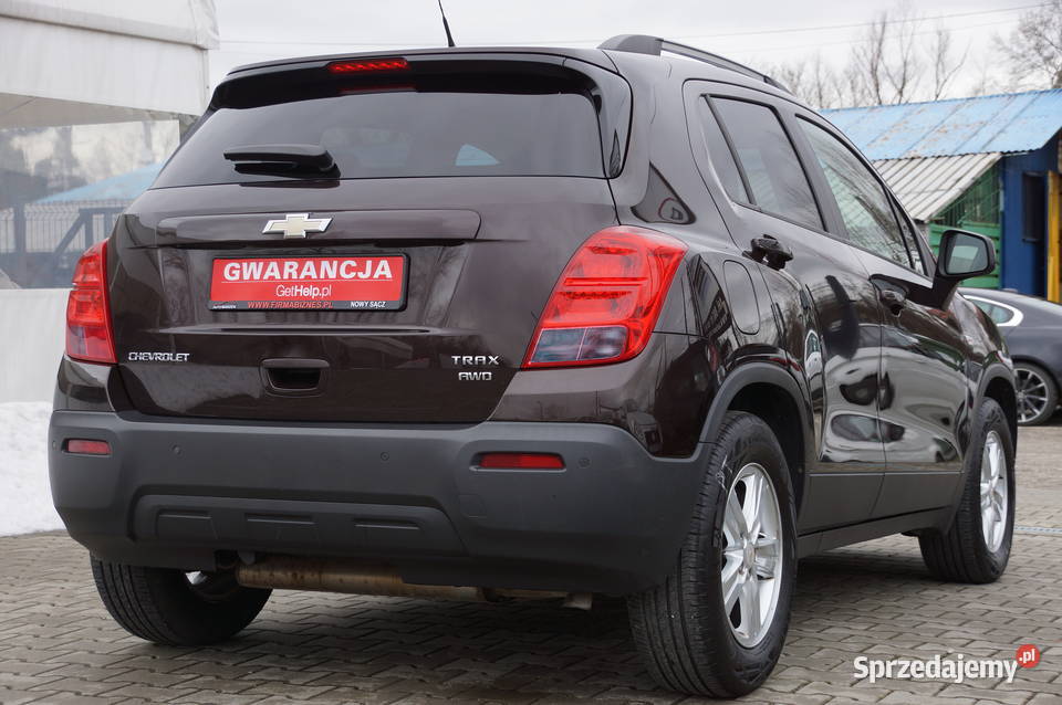 Chevrolet Trax 14 Benzyna 140 4x4 Klima Tempomat Nowy Sącz