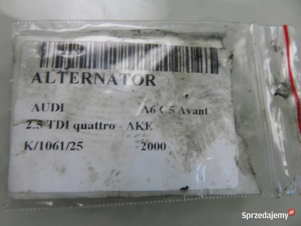 ALTERNATOR AUDI A6 C5 Avant 25 TDI V6 180