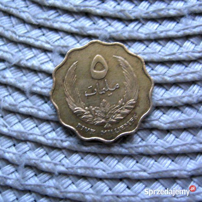 Libia 5 Milimów 1965r
