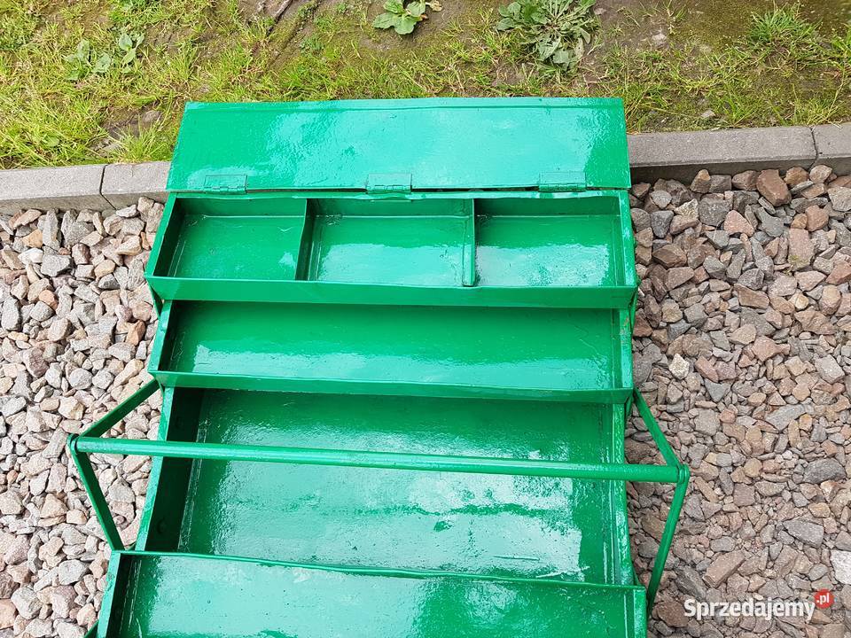 Skrzynka narzędziowa metalowa z PRL Skrzynki narzędziowe małopolskie Wieliczka