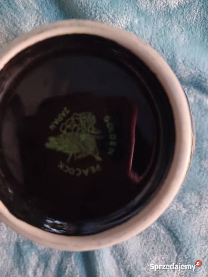 Porcelana Japonia amforka z pokrywą8 Łódź