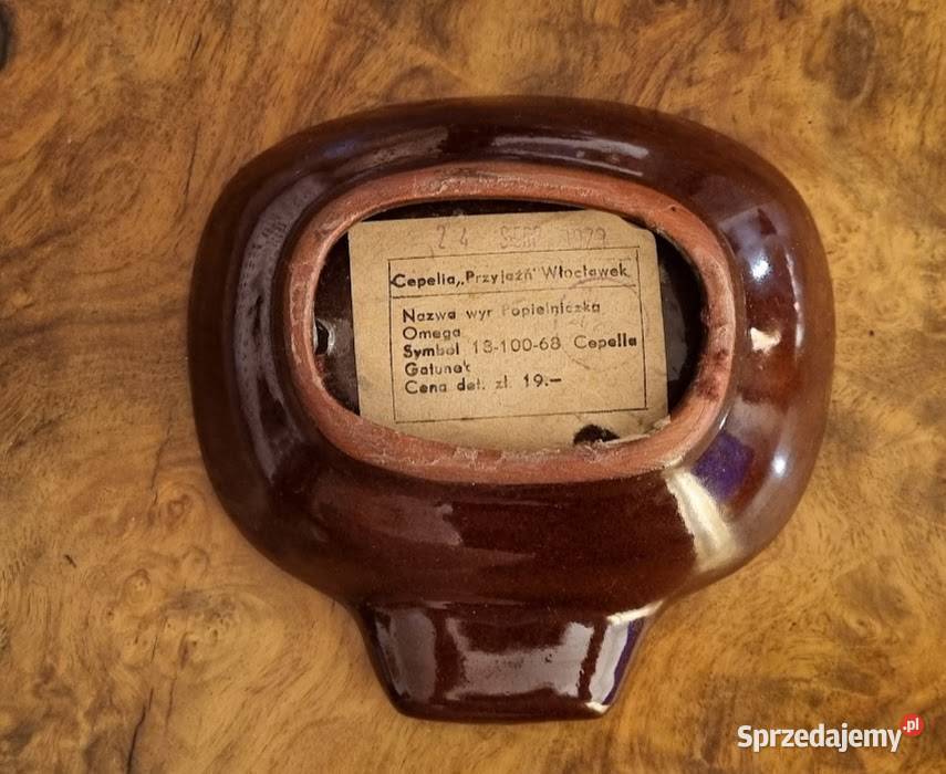 Popielniczka Włocławek PRL 2 Zielona Góra sprzedam