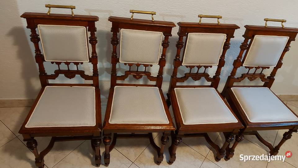 Cztery krzesła eklektyczne Krapkowice