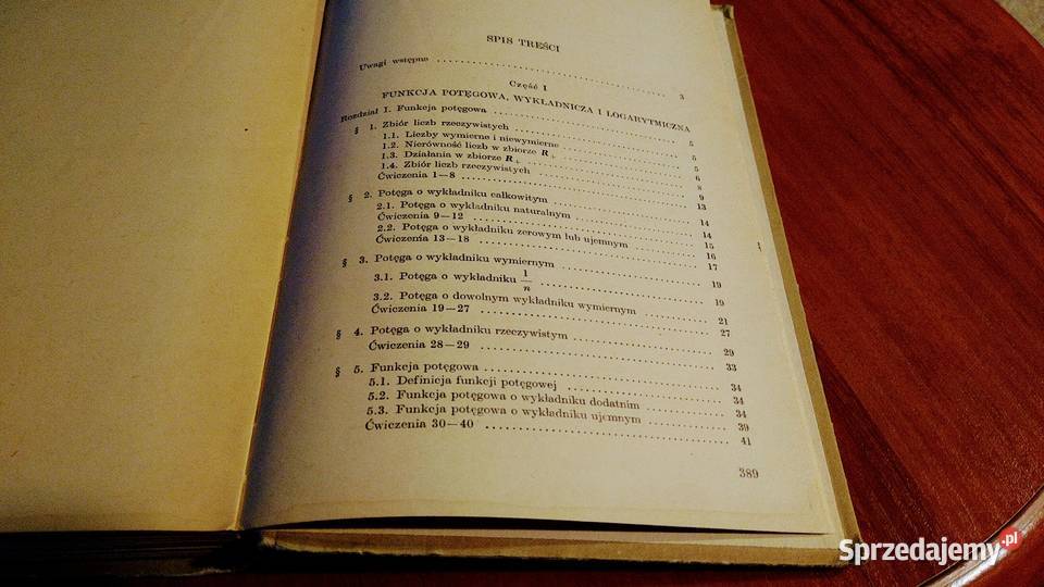 Matematyka klasy III 3 liceum ogólnokształcącego matematyka Gdańsk sprzedam