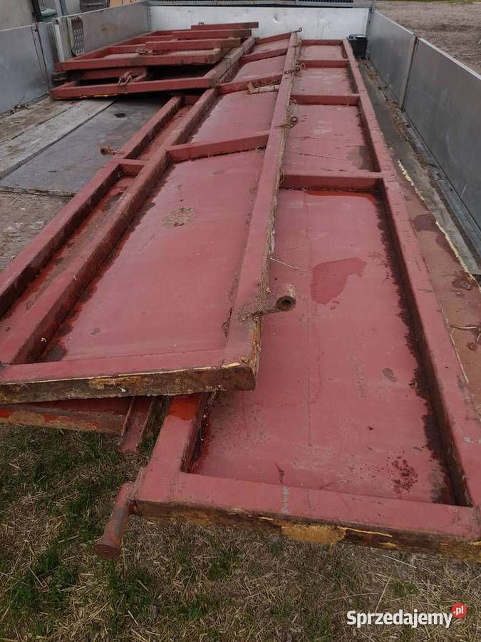 Burty do przyczepy HL 6011 8011 borty komplet nieuszkodzony Łosice