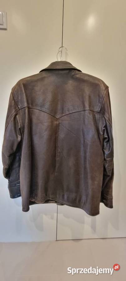 Kurtka skórzana w kolorze brązowym Grójec