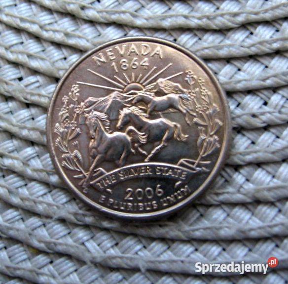 USA 25 Cent 2006r D Stany USA Nevada Kalisz
