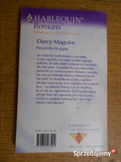 Darcy Maguire Pasażerka na gapę Proza i poezja Parczew sprzedam
