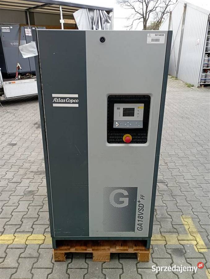 Sprężarka śrubowa ATLAS COPCO GA18 VSDFF PLUS Wilków