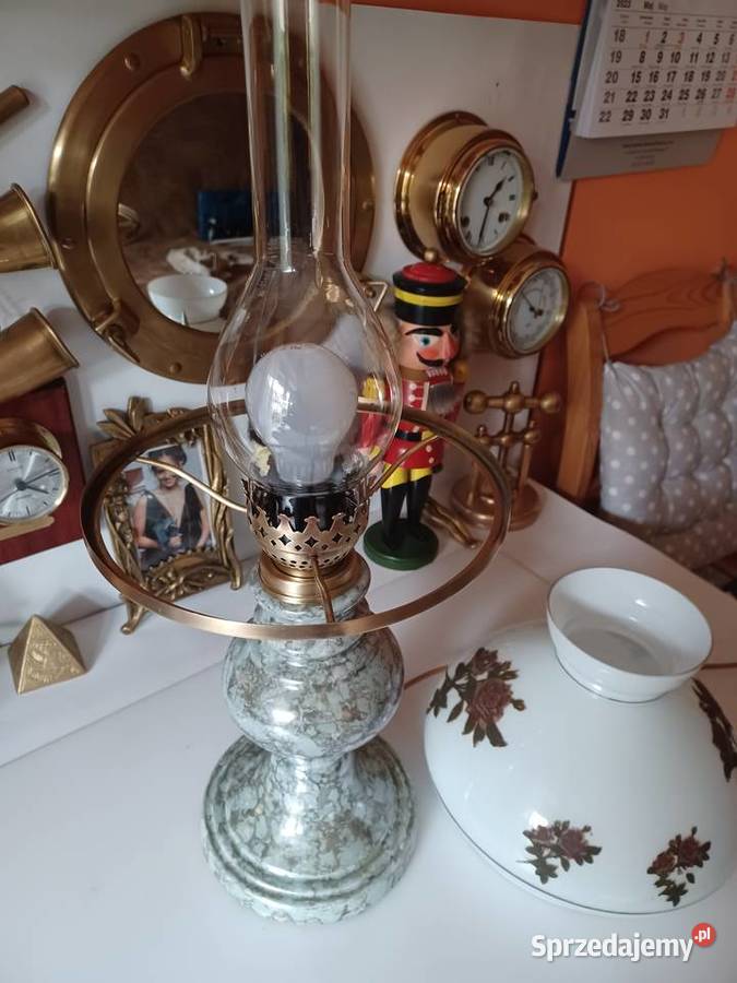 Piękna lampa stołowa z czasów PRL Kolekcja Poznań