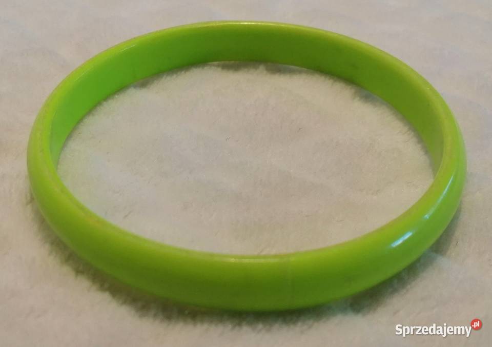 Bransoletka plastikowa zielona 1 66 Zabawka Czeladź