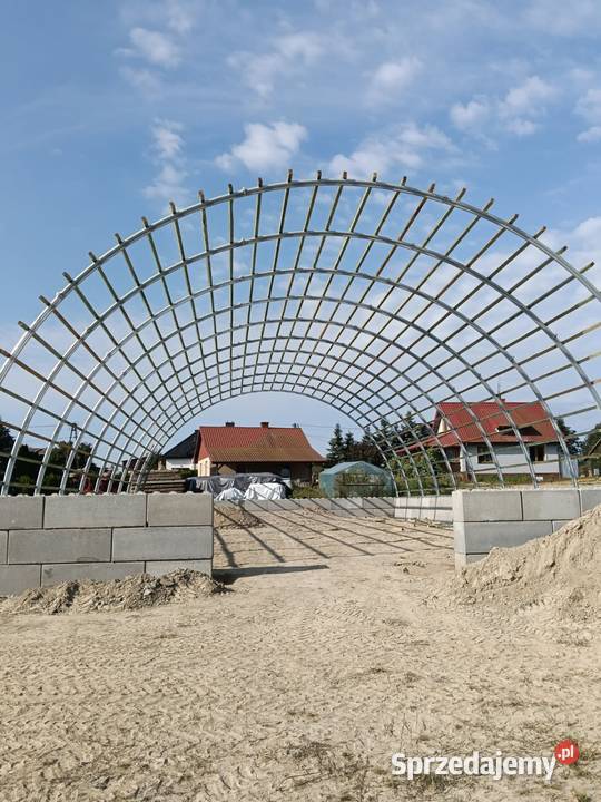 Hala łukowa 145 x 30m wiata garaż magazyn obora Rolnictwo Lisków sprzedam