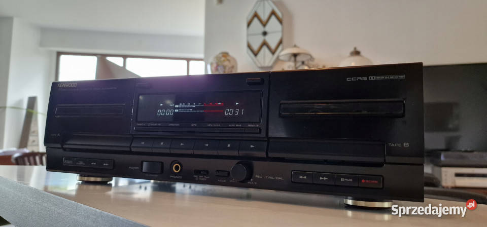 Kenwood magnetofon dwukasetowy KX W 4070 KXW4070 Międzychód