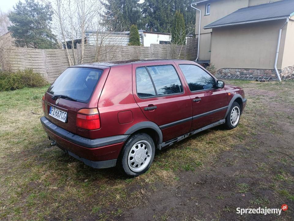 VW golf 3 16b 5 drzwi benzyna Samochody osobowe Oborniki