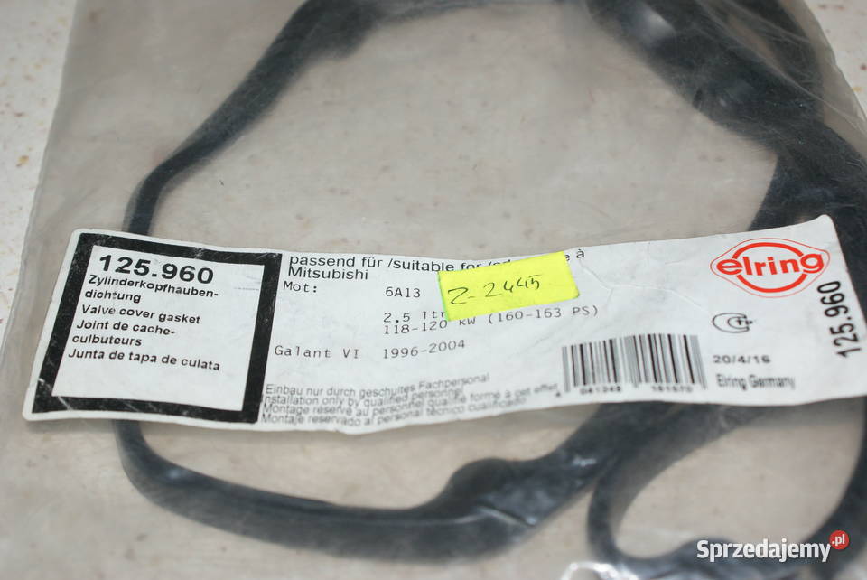 125960 ELRING USZCZELKA POKRYWY ZAWORÓW osobowe Białobrzegi